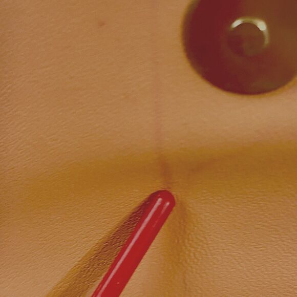 A New Day Crossbody Orange Coral Faux Pebble Exterior Satin Adjustable Strap - Picture 6 of 6